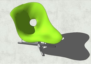 现代儿童椅子的SU(草图大师)模型