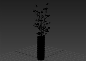 花瓶插花素材设计3d模型