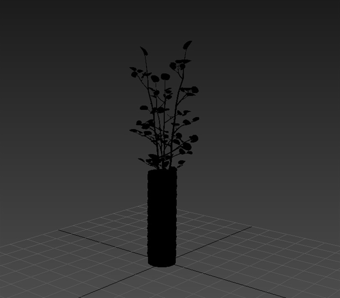 花瓶插花素材设计3d模型(1)