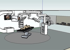 某现代医疗空间室内设计SU(草图大师)模型