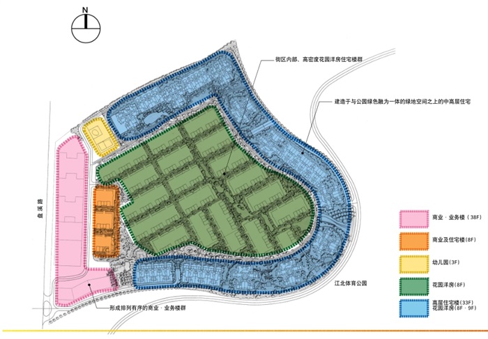 某现代详细住宅小区规划设计pdf方案(1)