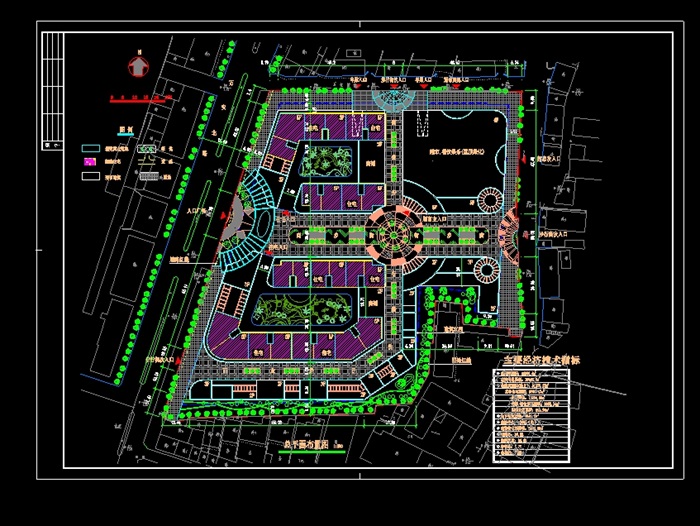 CAD多套小区规划设计(1)