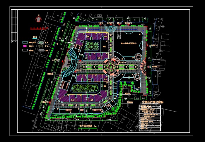 CAD多套小区规划设计(3)