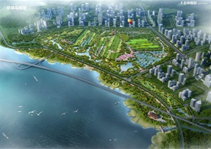 某市生态湿地公园景观概念规划设计方案高清jpg文本