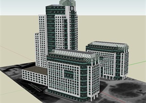 多伦多市政府建筑SU(草图大师)模型