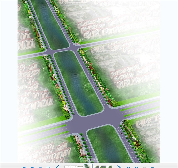 164套城市道路绿化设计cad方案图(1)