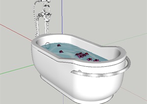 浴缸素材SU(草图大师)模型