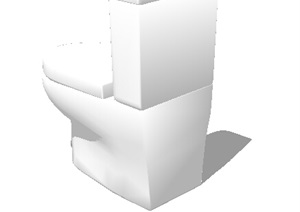 某厕所马桶设计SU(草图大师)模型