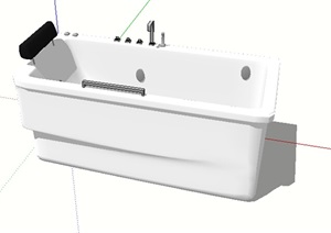 某室内浴缸设计SU(草图大师)模型