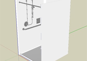 某浴室空间素材SU(草图大师)模型
