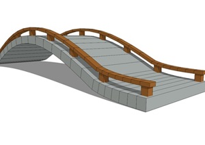 拱桥SU(草图大师)模型