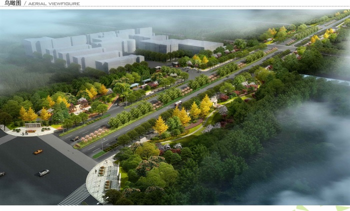 某江南大道道路景观规划设计方案pdf文本(1)