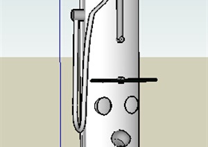 现代浴室热水器设计SU(草图大师)模型