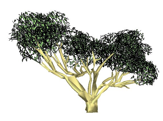 46个不同的树木植被带su模型(4)