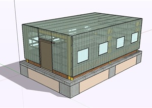 温室大棚建筑设计SU(草图大师)模型