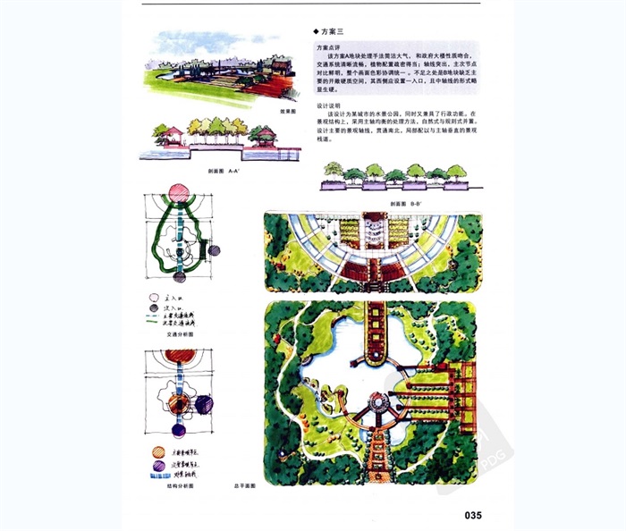 某公园景观快题方案设计jpg方案方法与评析(1)