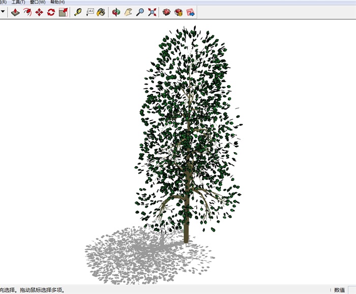 3D树木素材设计su模型(7)