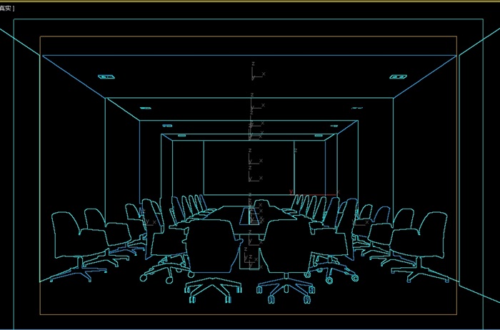 现代办公好会议室详细设计3d模型(1)