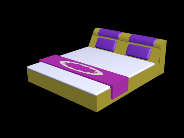 床设计3d模型
