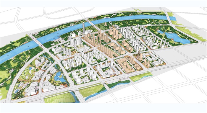 居住区规划设计SU模型及CAD方案(3)