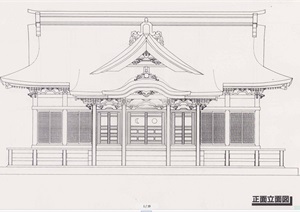 日本社寺建筑jpg方案图纸