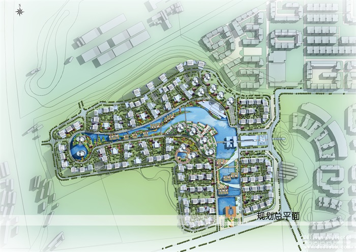 绿谷蓝溪居住小区规划及建筑方案文本(1)