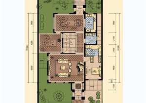 双拼别墅空间设计jpg方案