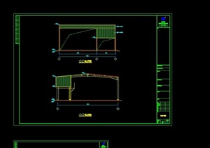 福建某公司钢结构厂房设计CAD方案