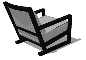 某现代沙发椅设计SU(草图大师)模型