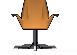简约椅子转椅SU(草图大师)模型