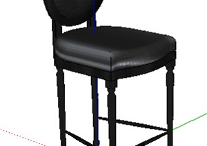 古典风格座椅椅子SU(草图大师)模型