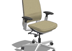 现代独特详细完整的靠椅设计SU(草图大师)模型