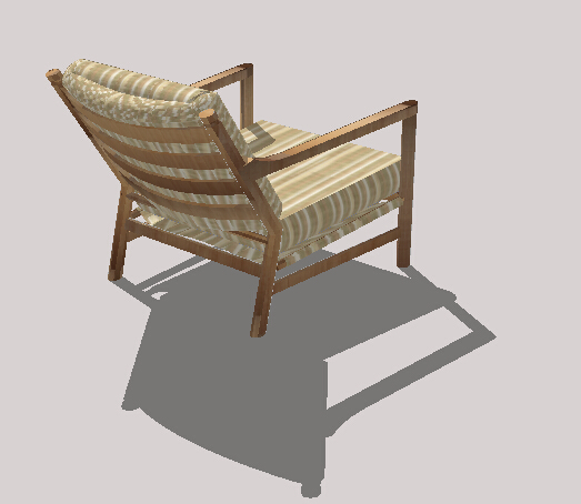 现代沙发靠椅独特设计su模型