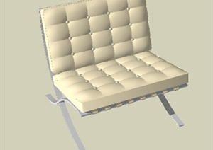 现代独特的沙发椅设计SU(草图大师)模型