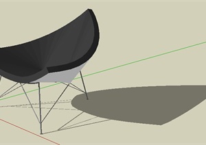 简约室内坐凳设计SU(草图大师)模型