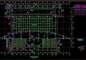 图书科技楼建筑设计cad方案图