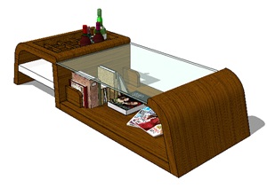 室内桌子茶几设计SU(草图大师)模型