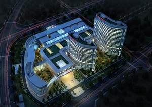 某现代心血管病医院建筑设计jpg方案