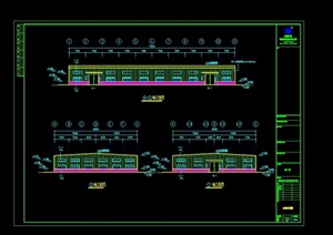 威龙汽车厂房工程CAD方案图