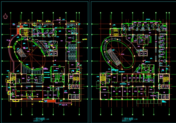 某现代风格综合医院设计cad全套施工图