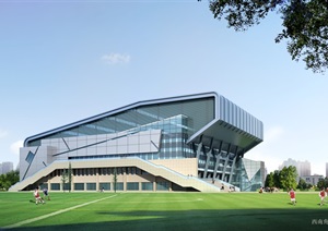 某兰州大学体育馆建筑设计jpg方案