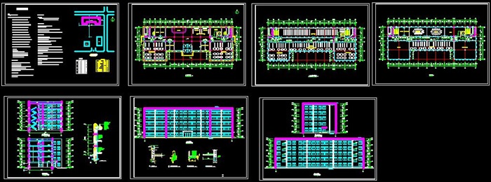 某学校五层框架结构图书馆设计(含开题报告任务书计算书及建筑结构cad图)-5971.5平(1)