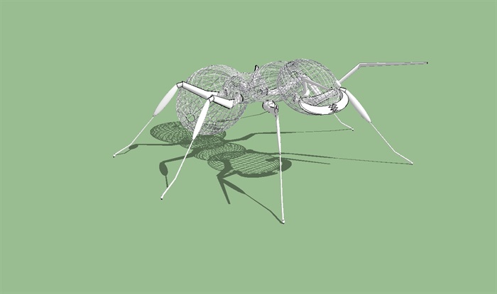 蚂蚁雕塑作品ＳＵ模型(2)
