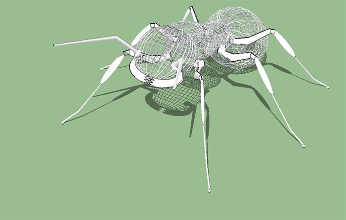 蚂蚁雕塑作品ＳＵ模型(3)