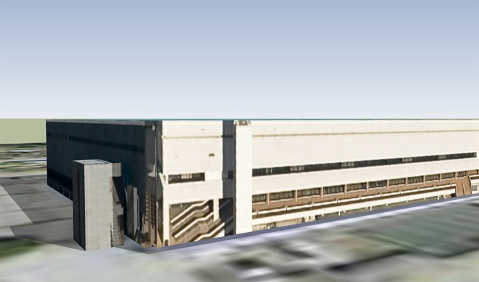 工厂详细的建筑设计su模型