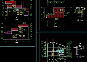 别墅欧式建筑设计cad方案