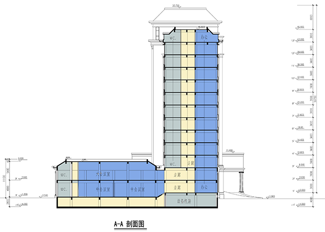 公路局综合业务行政办公楼建筑方案设计(5)