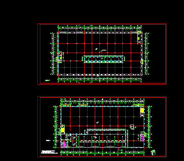 22-框架结构厂房的建筑方案图(3)
