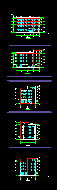 一个食品加工厂的厂房设计cad施工图