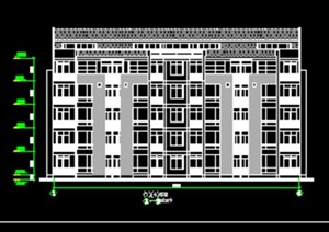 中式风格住宅式学生公寓建筑施工图